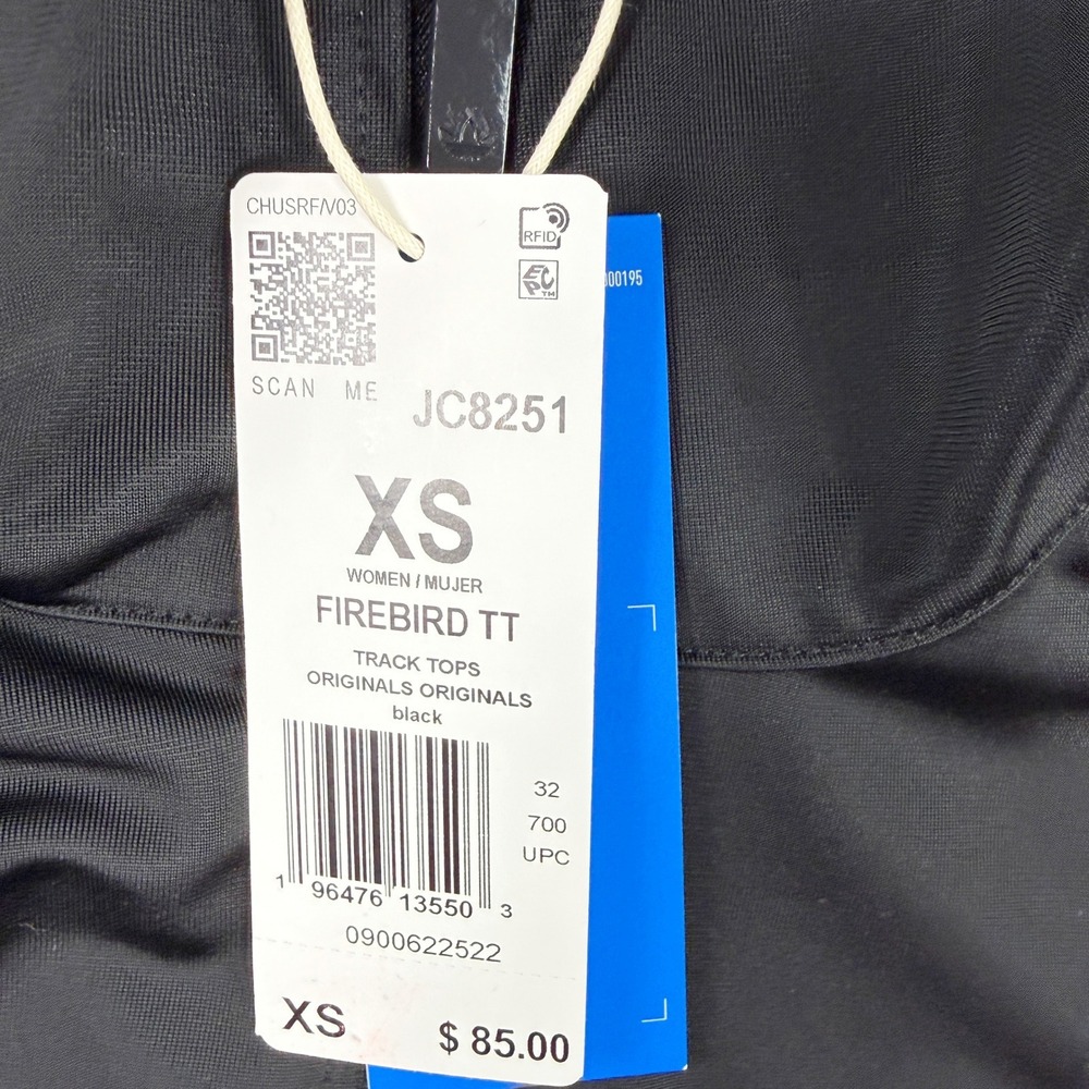 Adidas Originals Firebird Classic Loose Track Suit Size XS Womens Black/White - Picture 5 of 15